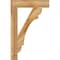 Ekena Millwork Olympic Block Rough Sawn Bracket, Western Red Cedar, 4"W x 22"D x 34"H BKT04X22X34OLY05RWR - alternate 3